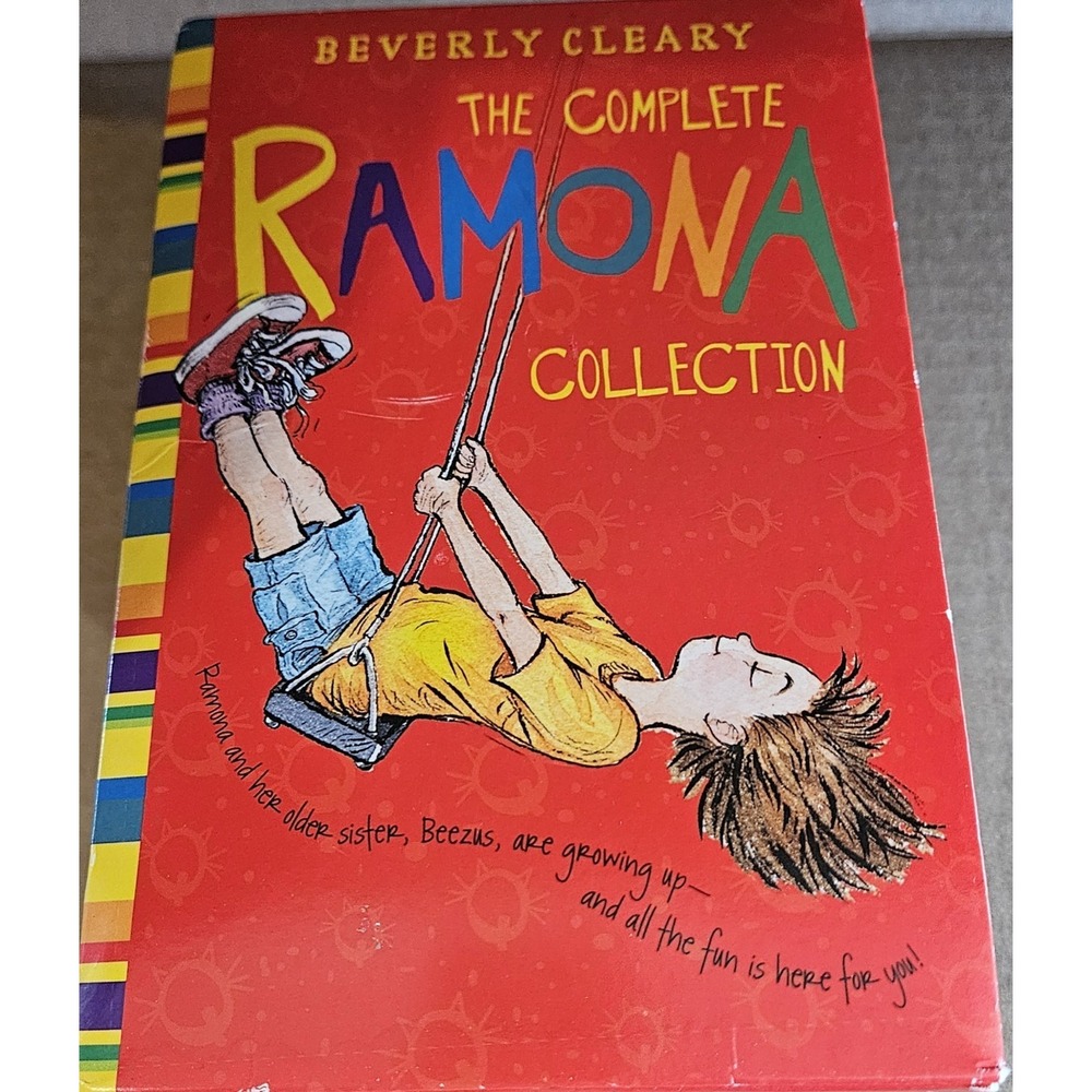 Beverly Cleary The Complete Ramona Collection Box Set 8 Paperback Books Complete